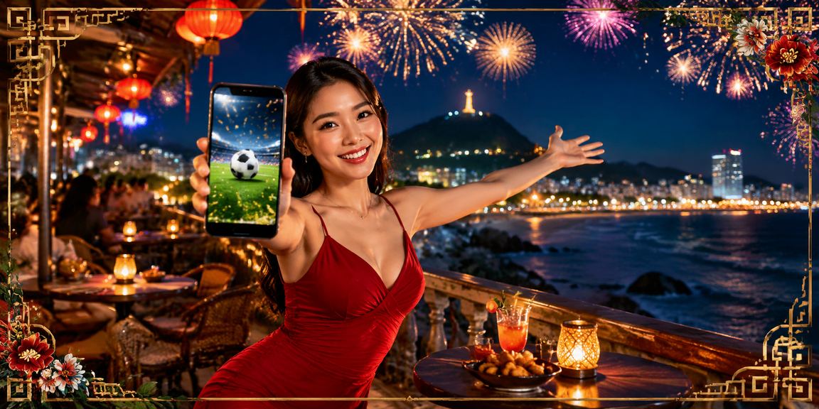 Người dùng Vũng Tàu uống cà phê và phân tích kèo bóng đá trên điện thoại